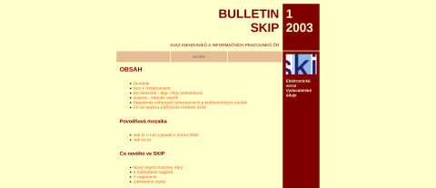 Bulletin SKIP (web č. 1)