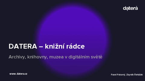 DATERA – knižní rádce