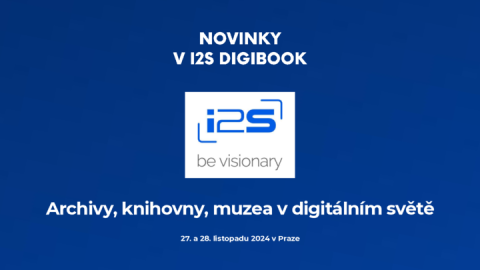 Novinky v i2S DigiBook